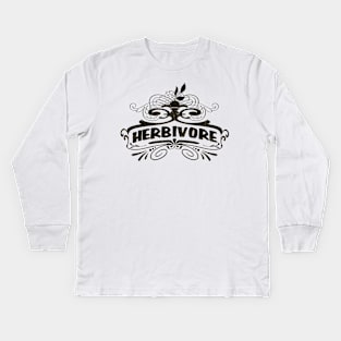 Plant Based Diet Kids Long Sleeve T-Shirt